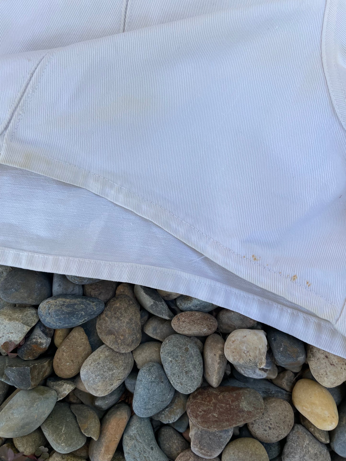 1940s Side Button Cotton Twill Shorts