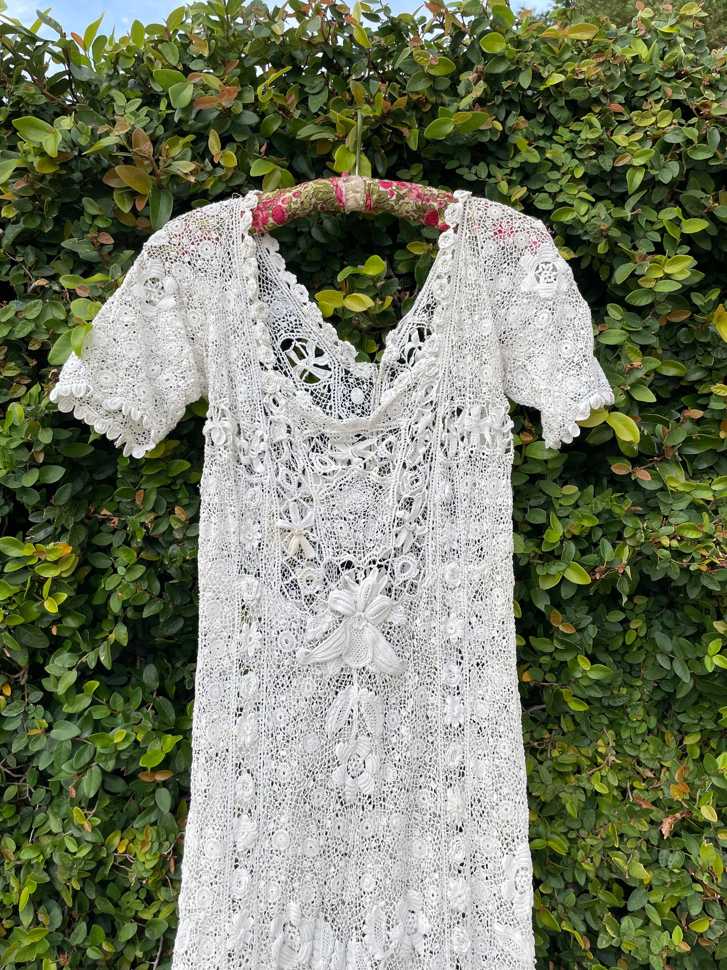 Rare Titanic Era Irish Lace Gown