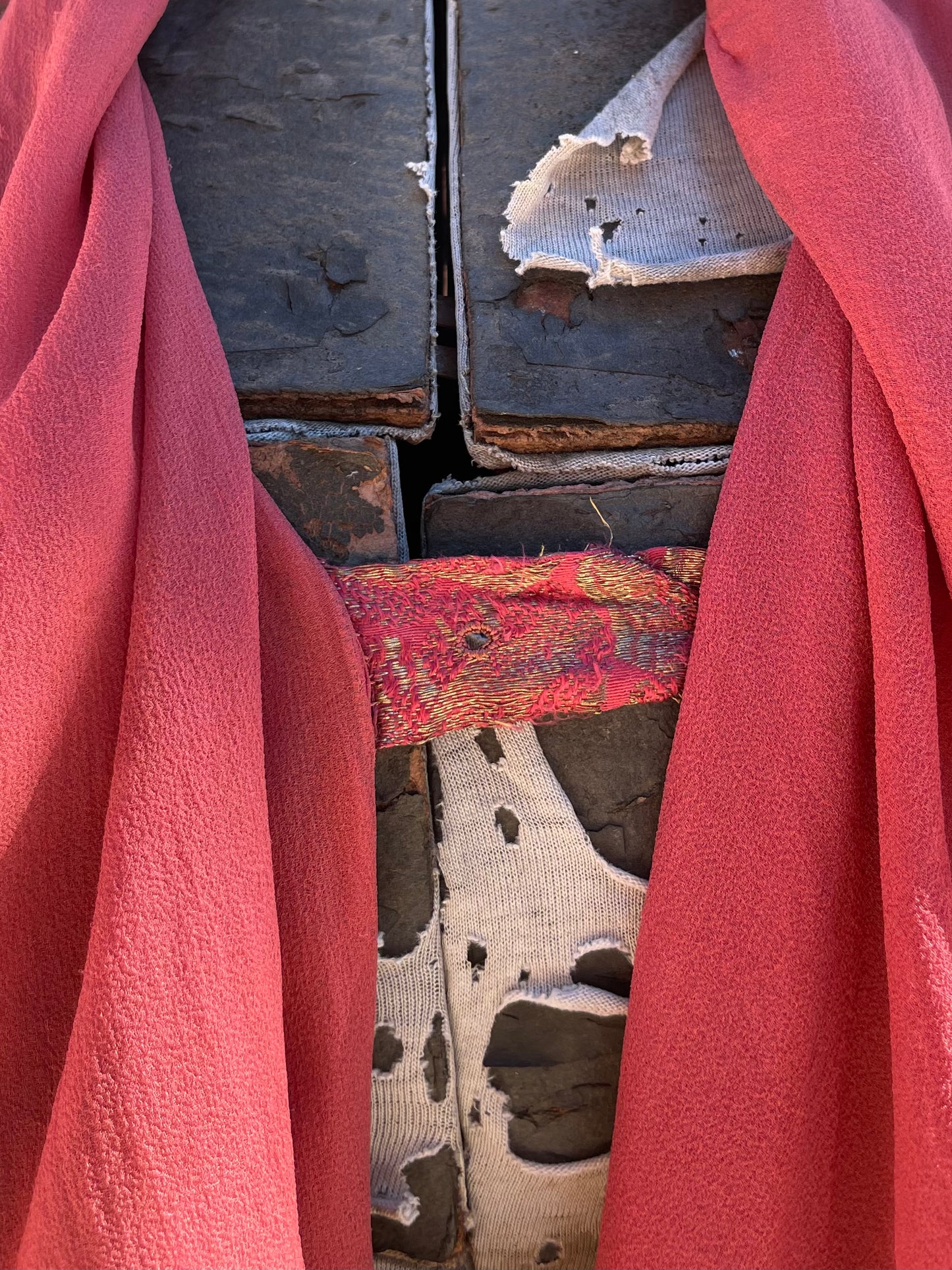 1920s Gold Lamé & Chiffon Cocoon Cape