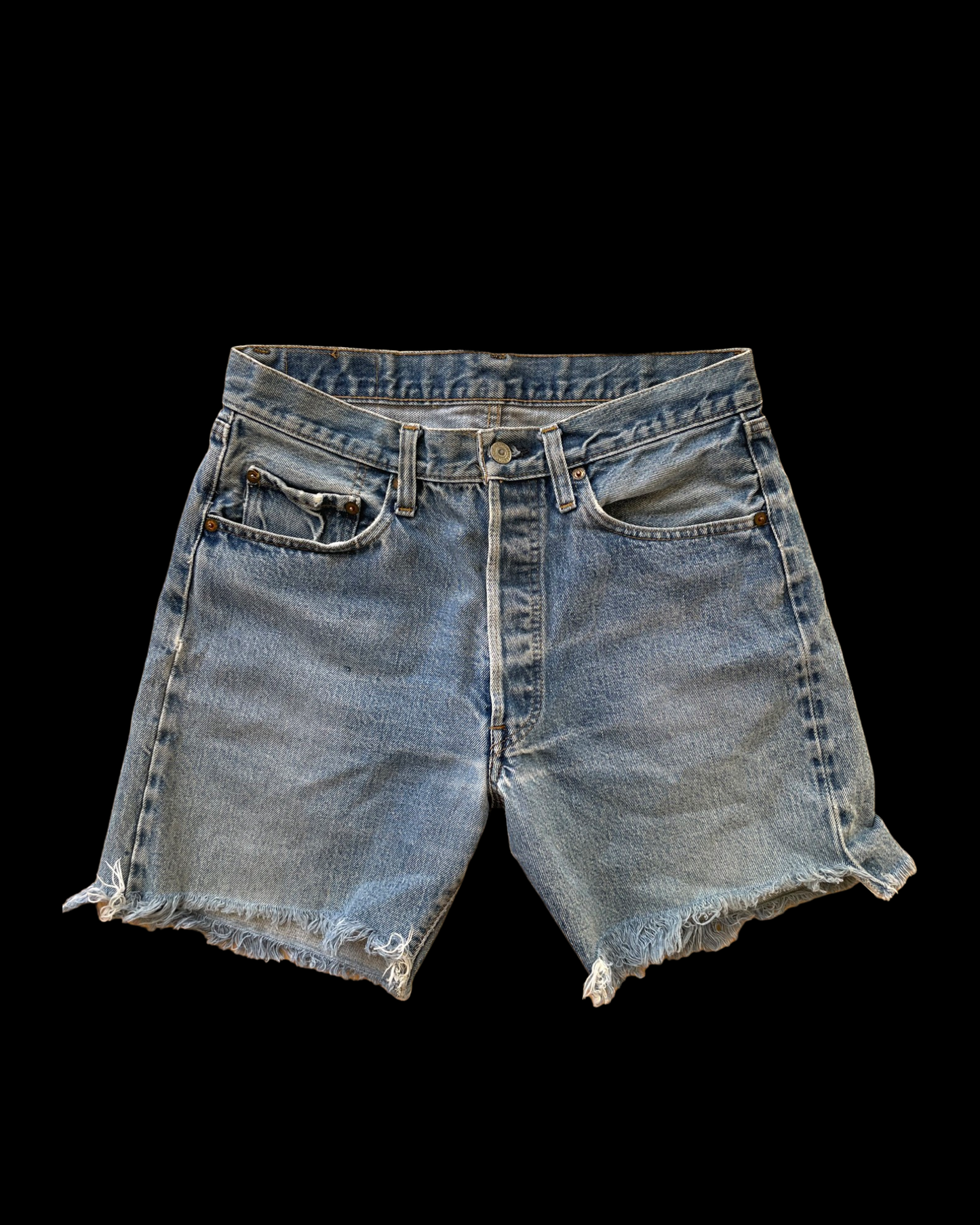1980s Selvedge 501 Levis Cut Offs