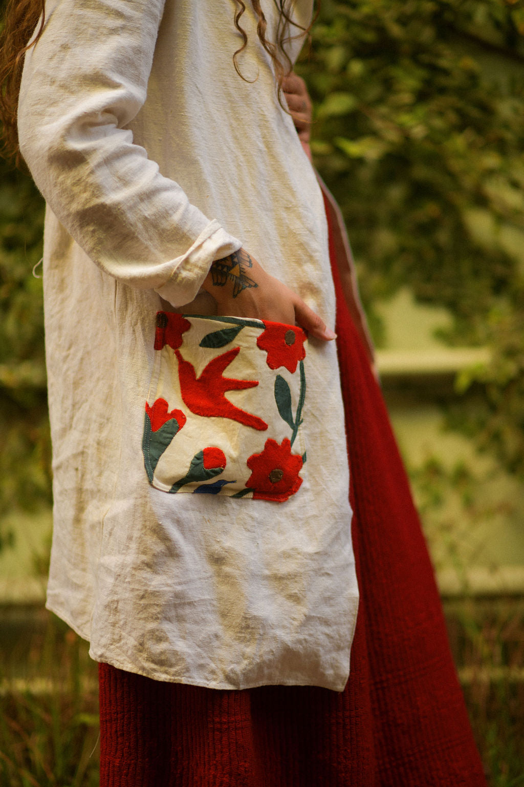 'Georgia Rose' Ivory Linen Jacket