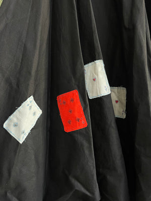 1940s Playing Cards Appliqué Circle Skirt