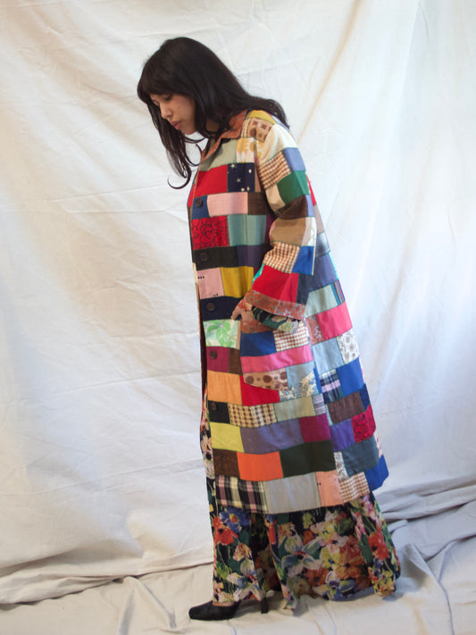 1950s/60s Patchwork Crazy Quilt Coat