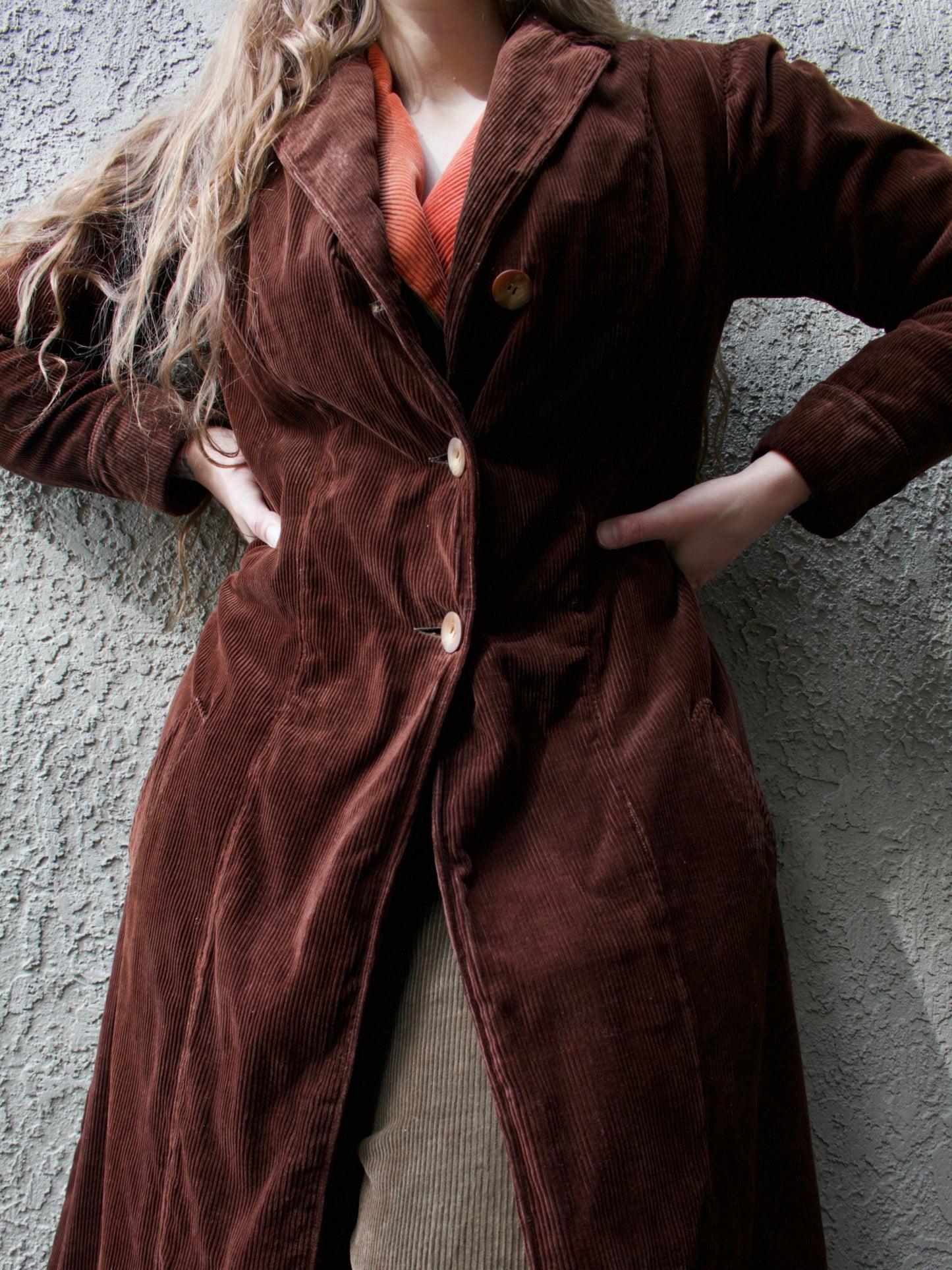 Antique 1900's Edwardian Corduroy Riding Habit Coat