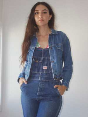 1950s Madewell Cropped Denim Jacket Small Size