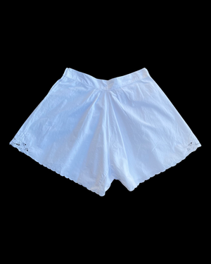 Edwardian Side Button Cotton Tap Shorts/ Bloomers