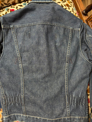 1950s Blue Bell Wrangler Pleat Front Denim Jacket