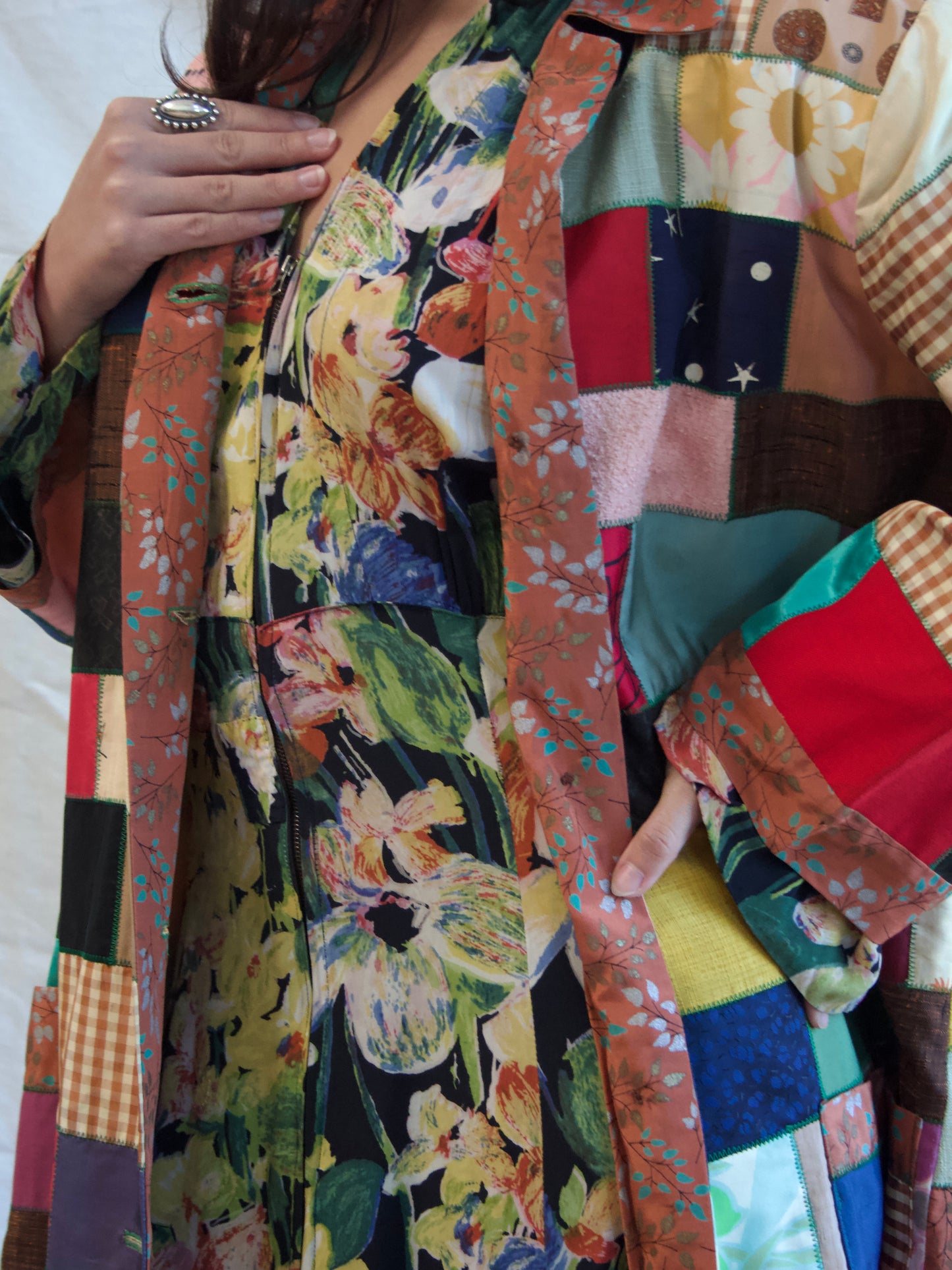1950s/60s Patchwork Crazy Quilt Coat