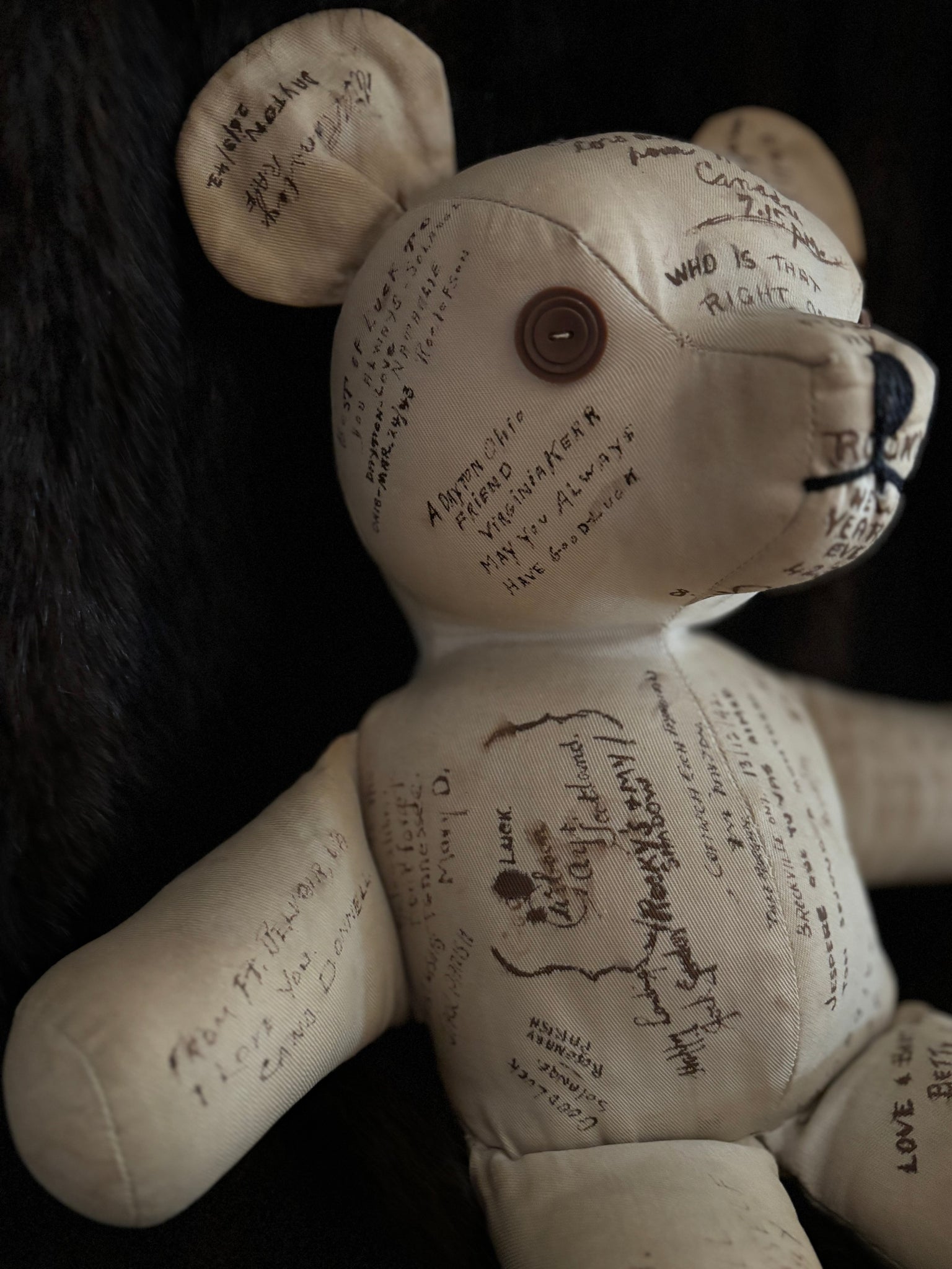 1943 Dated Signature/ Autograph Bear