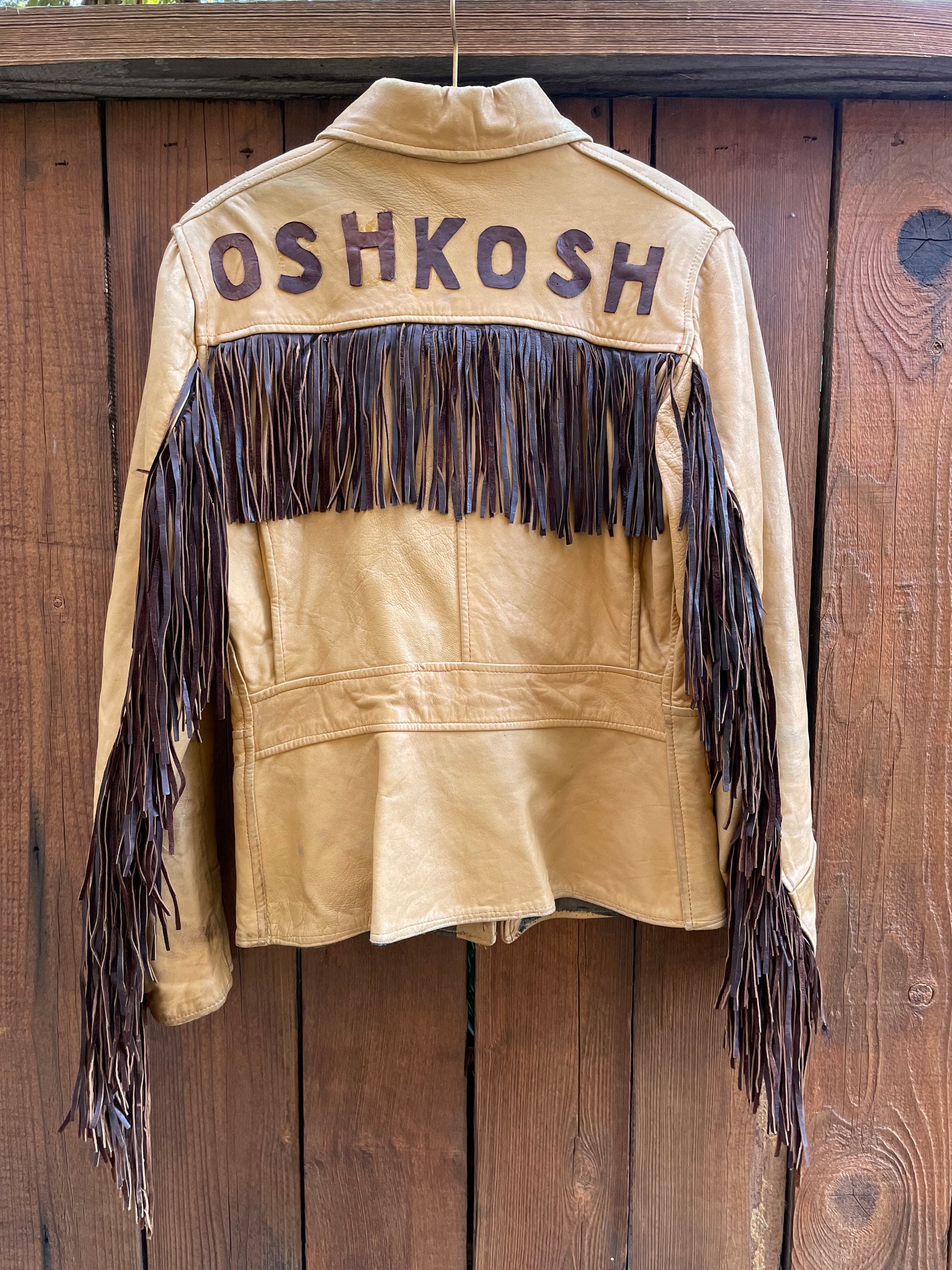 1950s Exaggerated Fringe Leather 'Oshkosh' Jacket