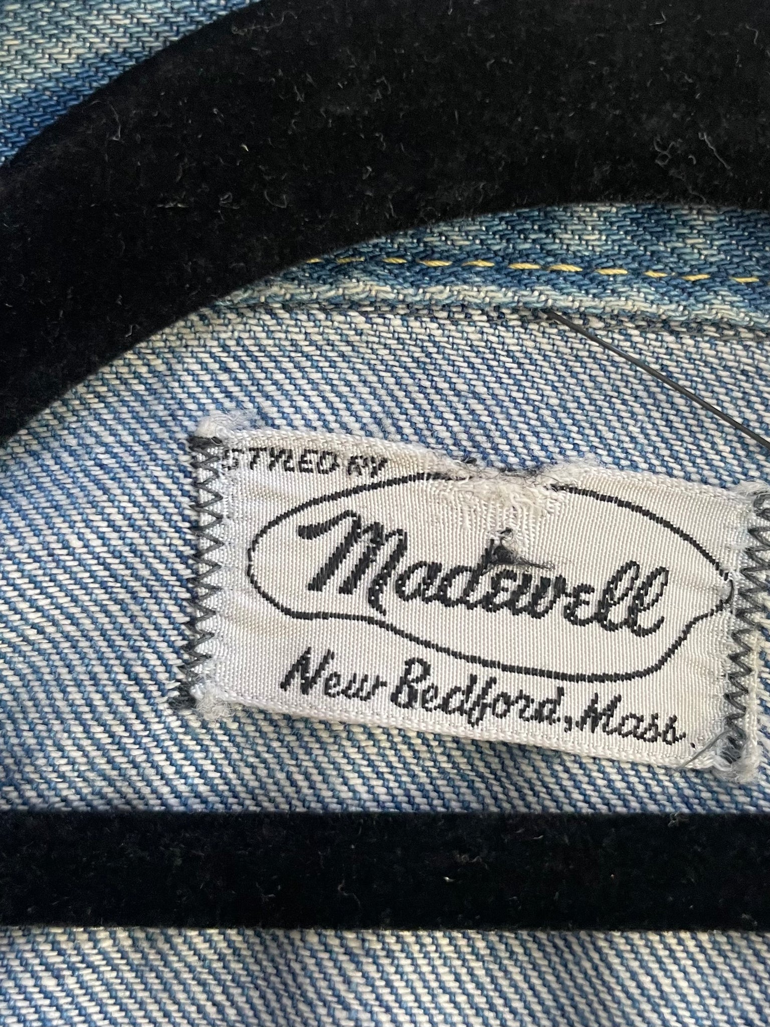 1950s Madewell Cropped Denim Jacket Small Size