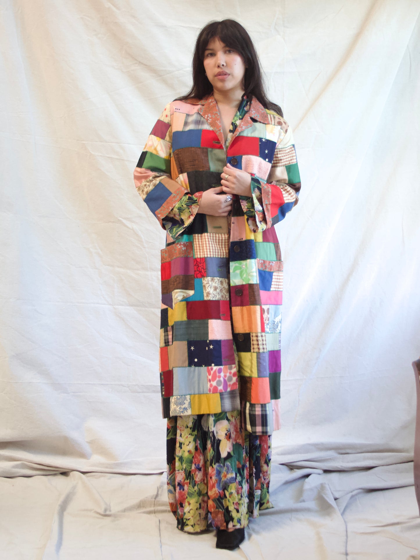 1950s/60s Patchwork Crazy Quilt Coat