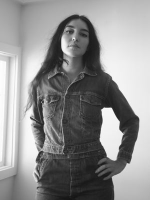 1950s Madewell Cropped Denim Jacket Small Size