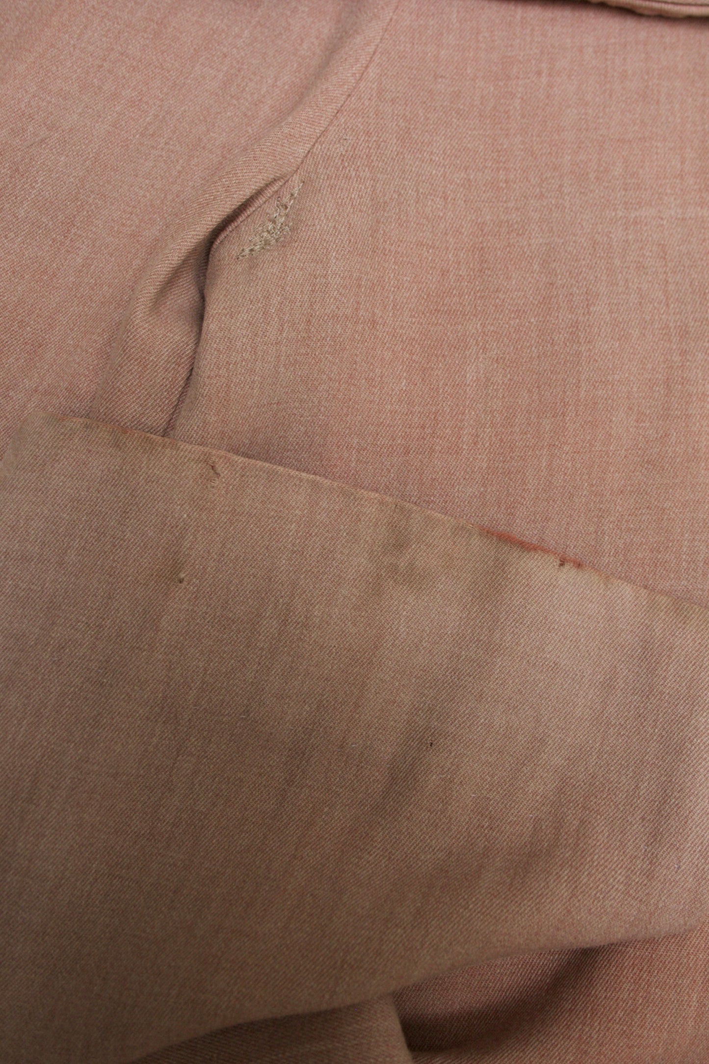 1950s Sliding Zipper Dusty Mauve Gabardine Pants