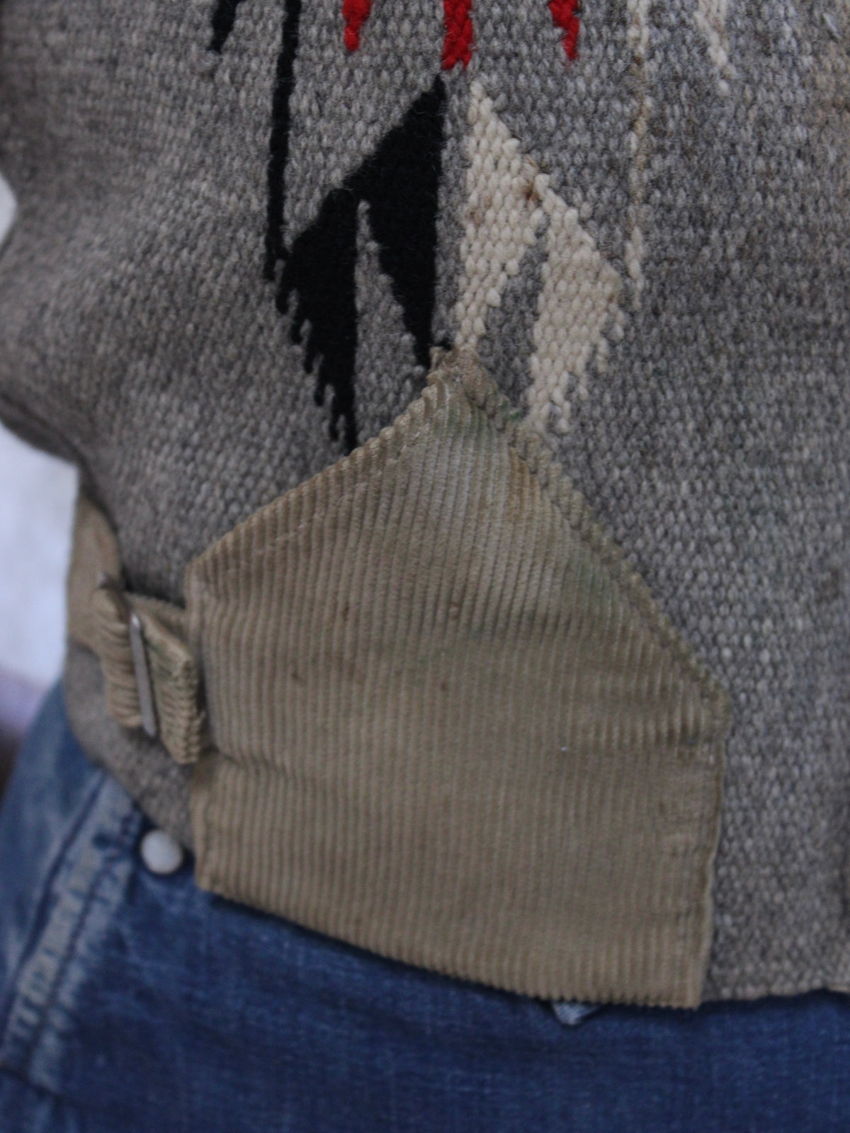 1930s/40s 'CHIMAYO Sport Jacket' Side Cinch Zip Front Cropped Vest