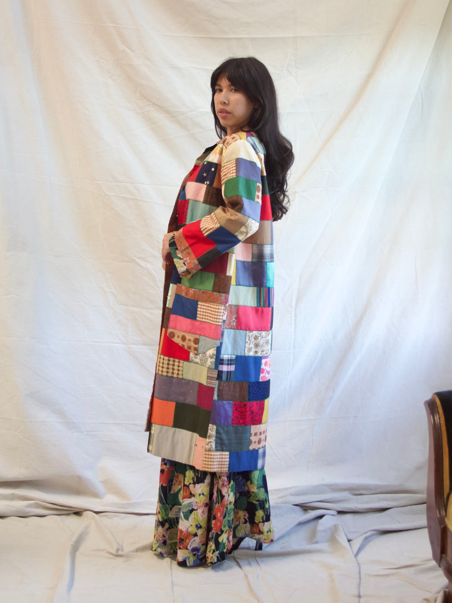 1950s/60s Patchwork Crazy Quilt Coat