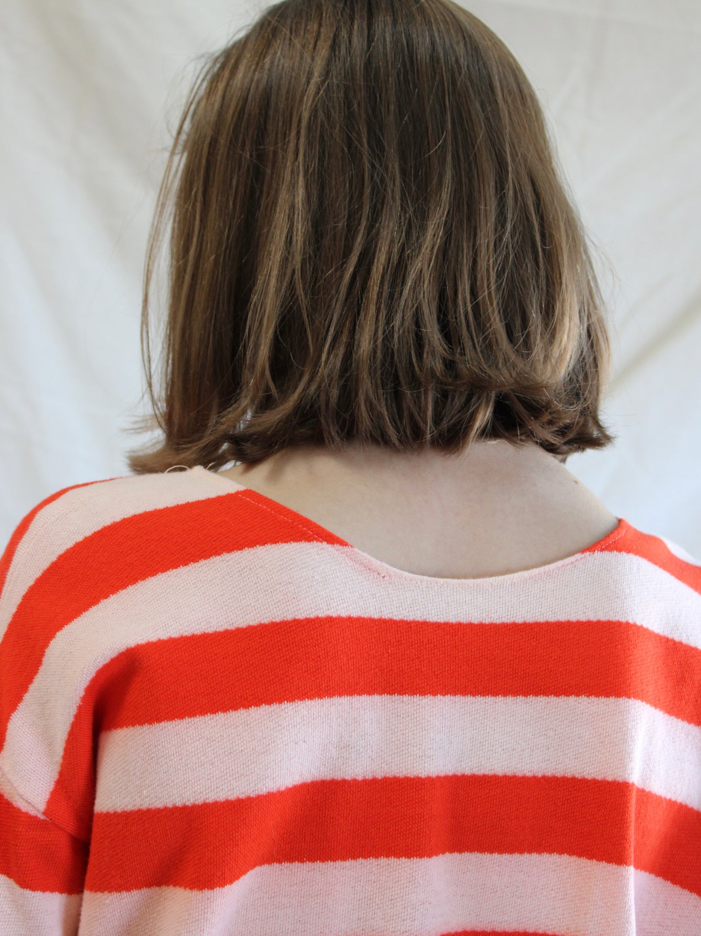 Antique 1930s Two Piece Striped Cotton Knit Bathing/ Play Suit