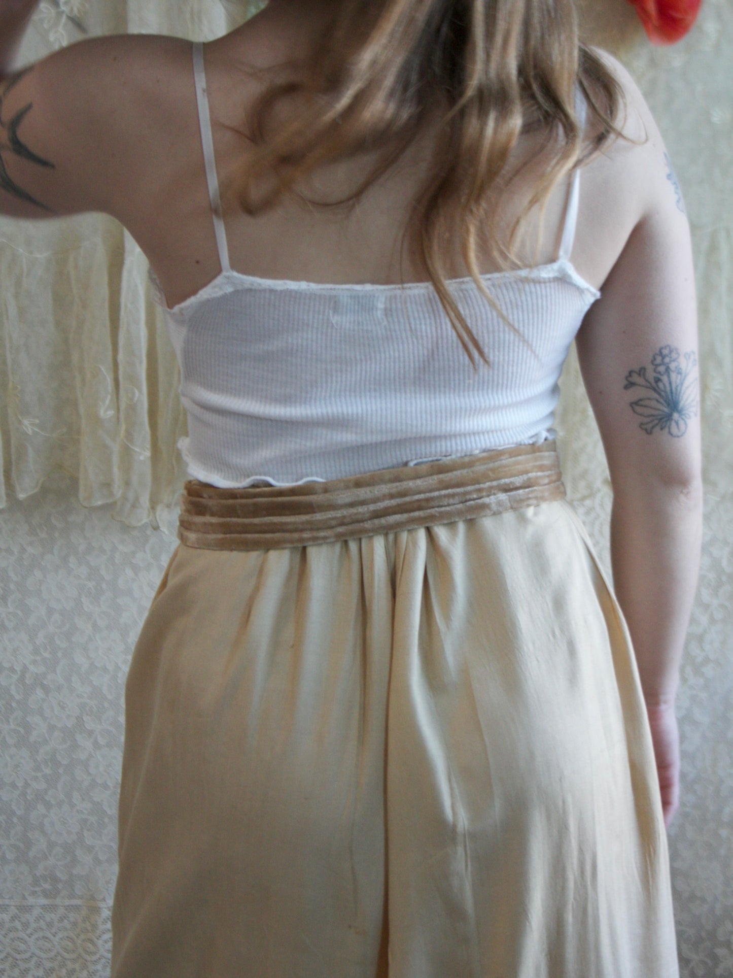 Vintage European NOS Cotton Cropped Bralette