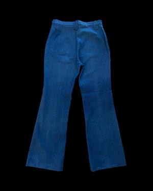 1970s Does 1950s Lee Western Pearl Snap Side Zip Jeans