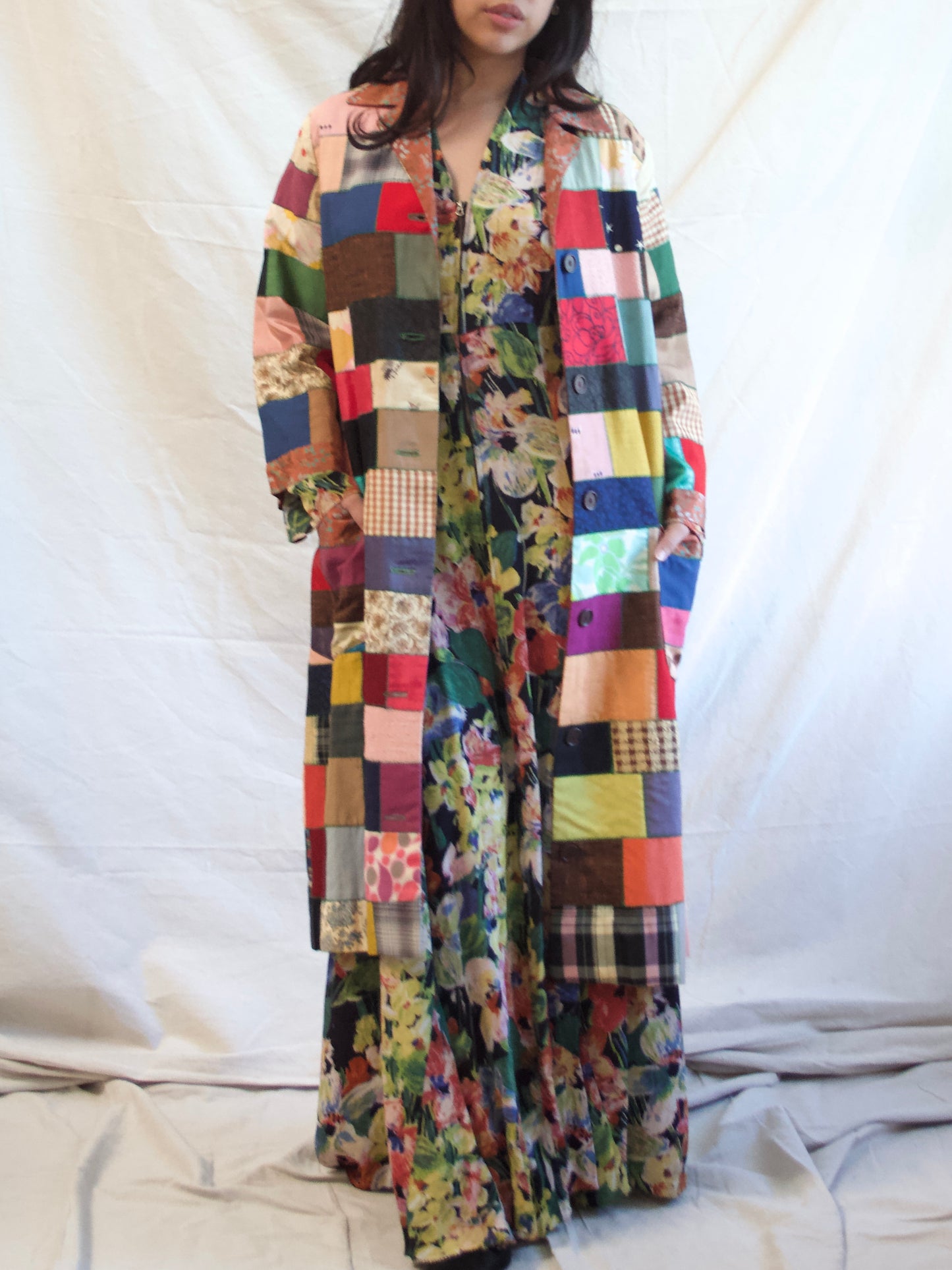 1950s/60s Patchwork Crazy Quilt Coat