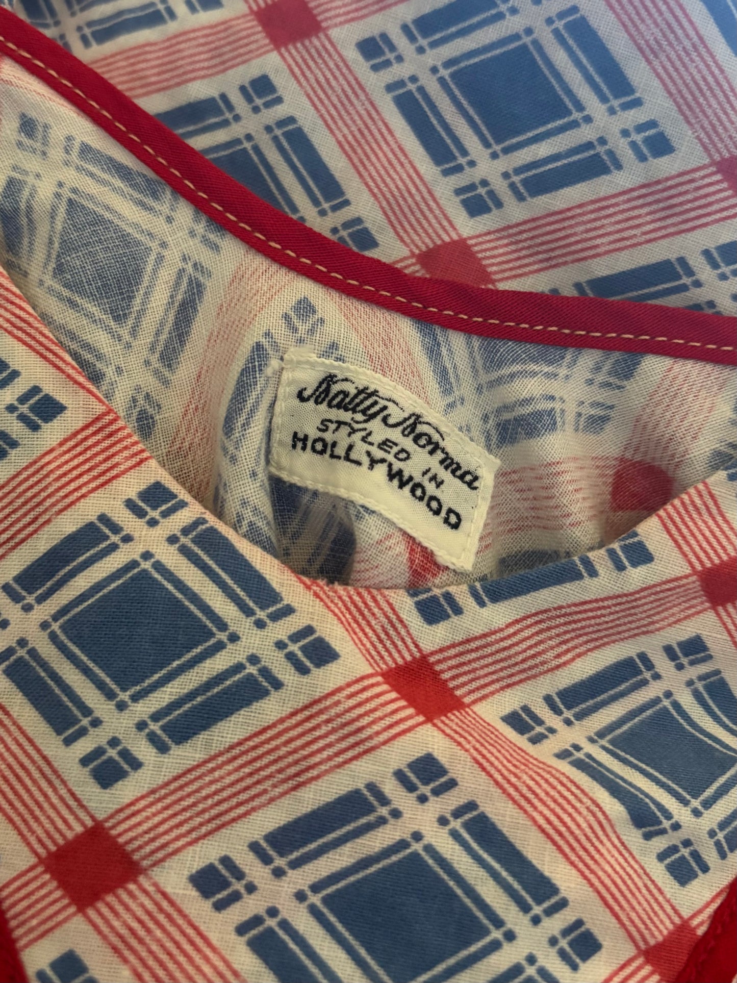 1920s Deco Cotton Drop Waist Palazzo Beach Pajamas