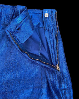1950s H Bar C Lurex Electric Blue California Rachwear Pants