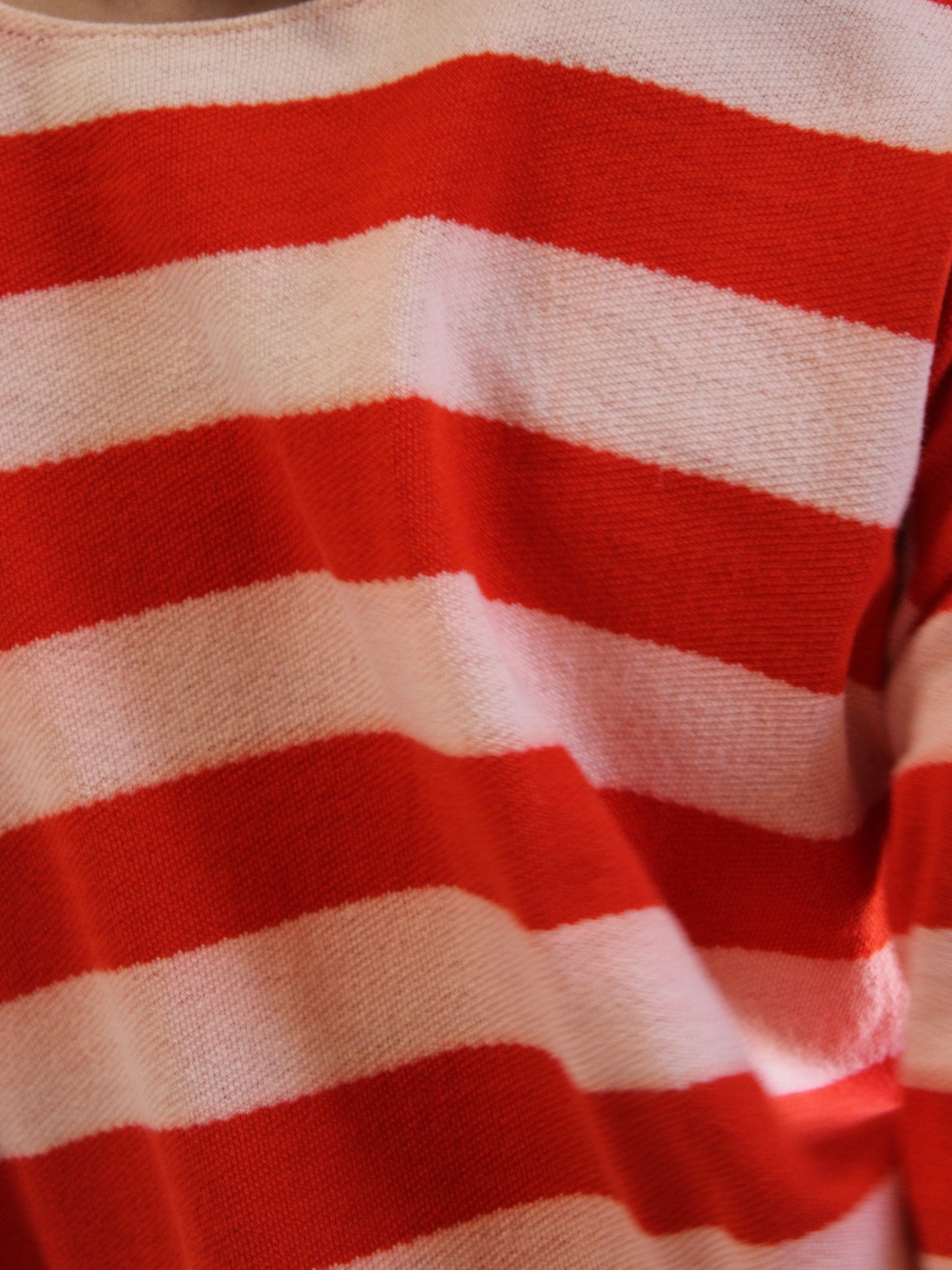 Antique 1930s Two Piece Striped Cotton Knit Bathing/ Play Suit