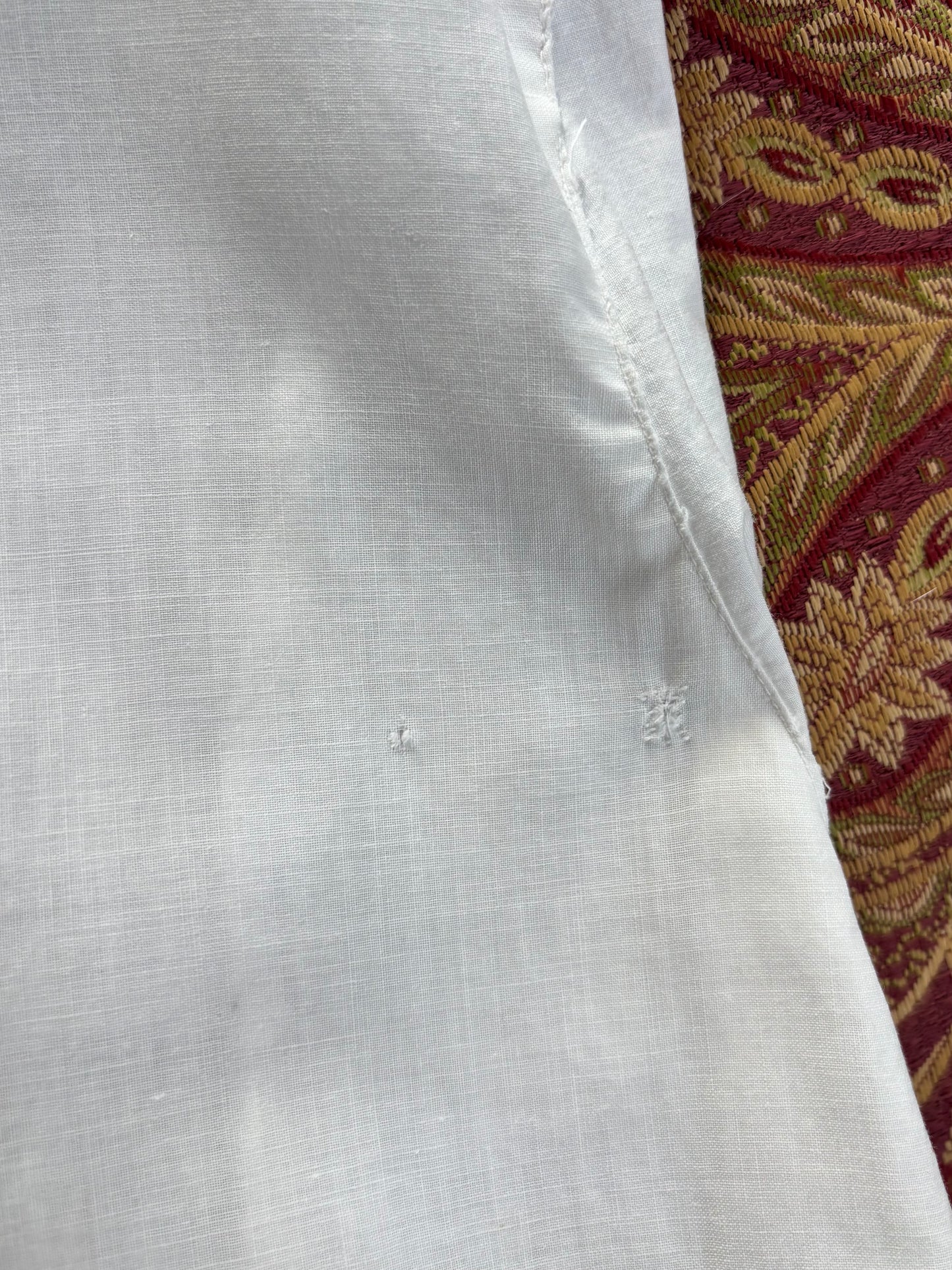 Antique Edwardian Rare Nursing Maternity Broderie Anglaise Cotton Princess Slip