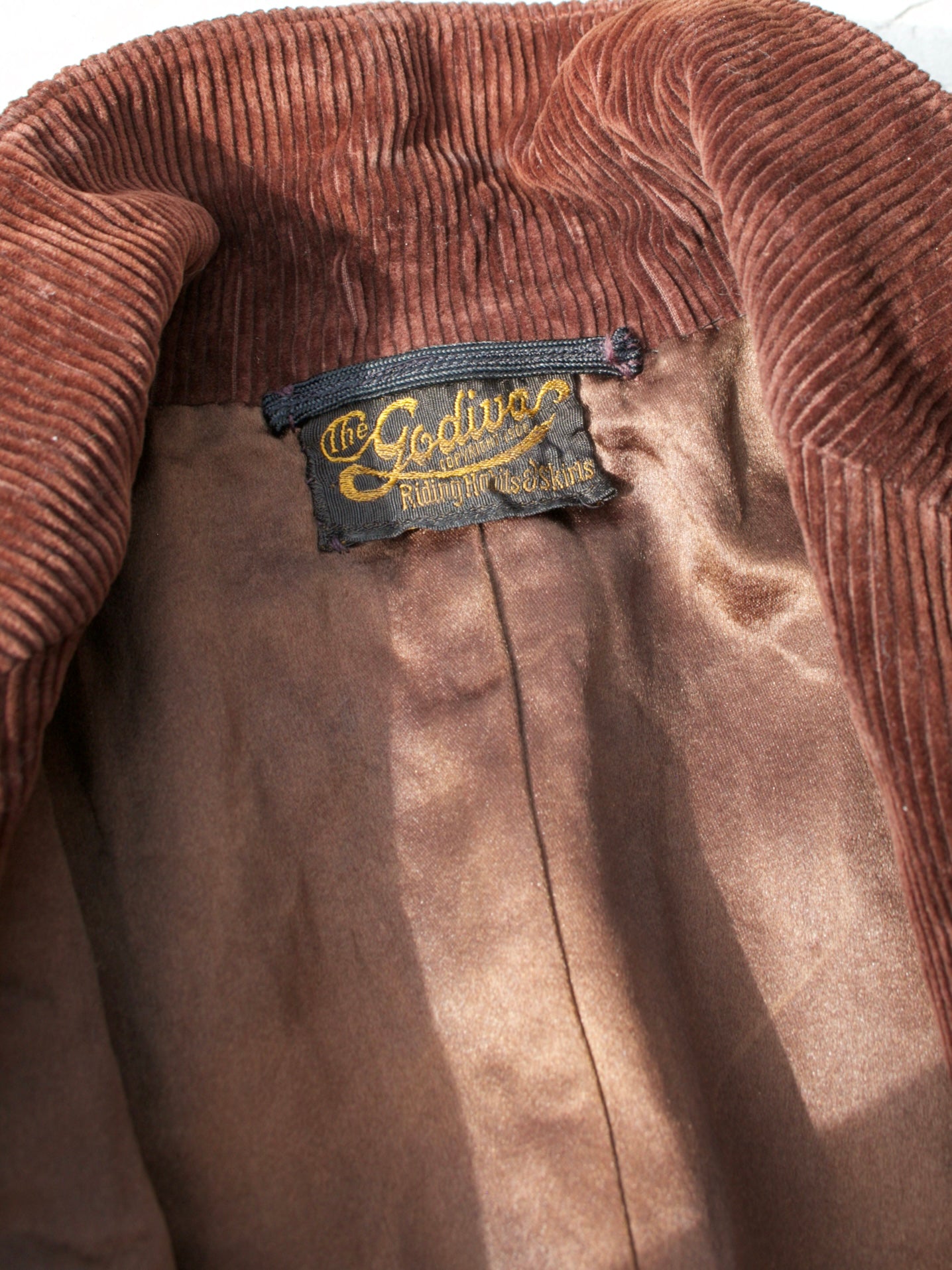 Antique 1900's Edwardian Corduroy Riding Habit Coat