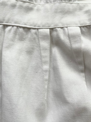1930s/1940s Ivory Linen Tennis Sportswear Playsuit