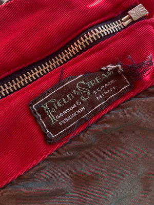 1940s Field And Stream Gordon & Ferguson Cherry RedJacket