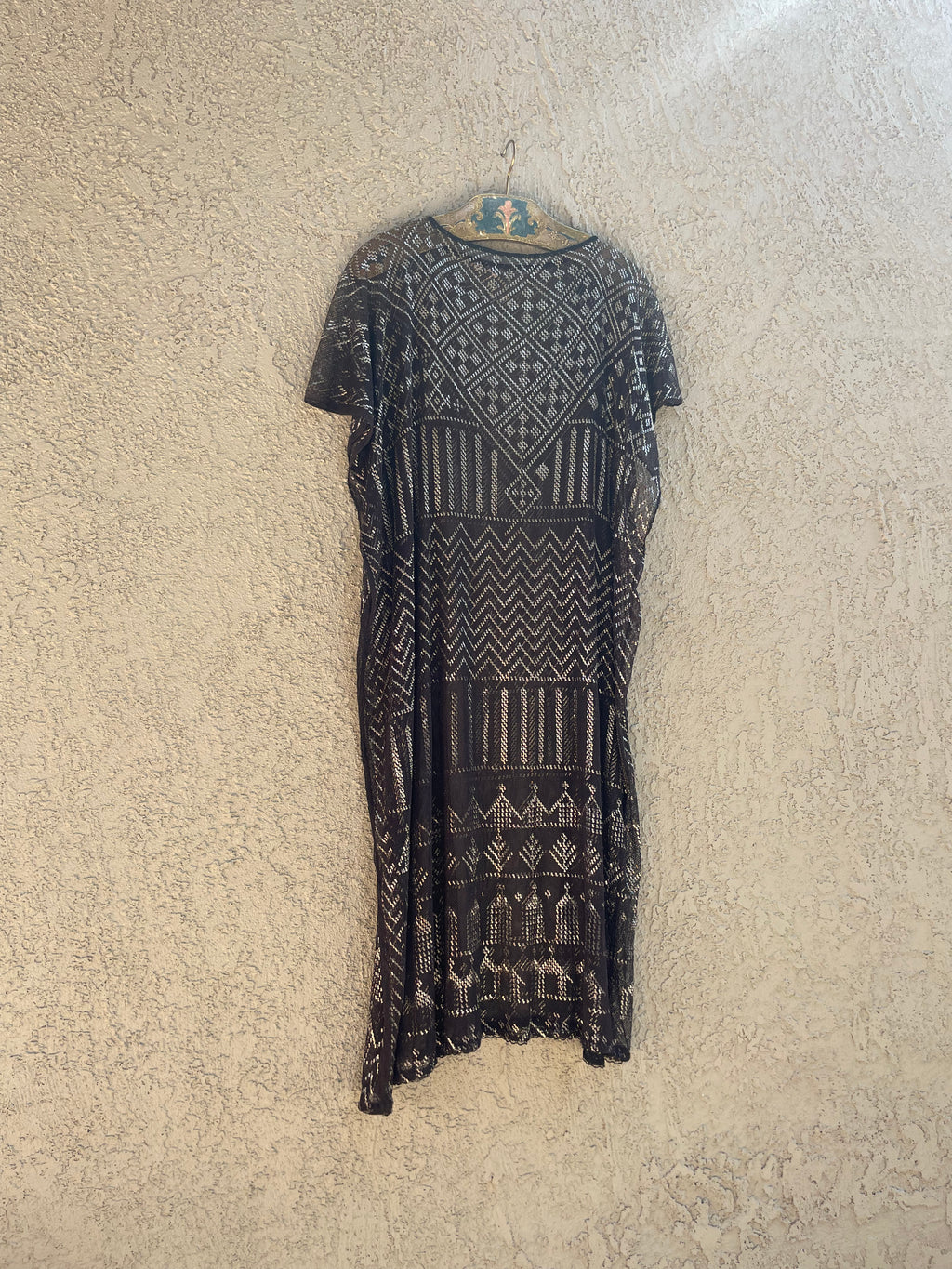 Antique 1920s Assuit Hammered Metal Flapper Dress