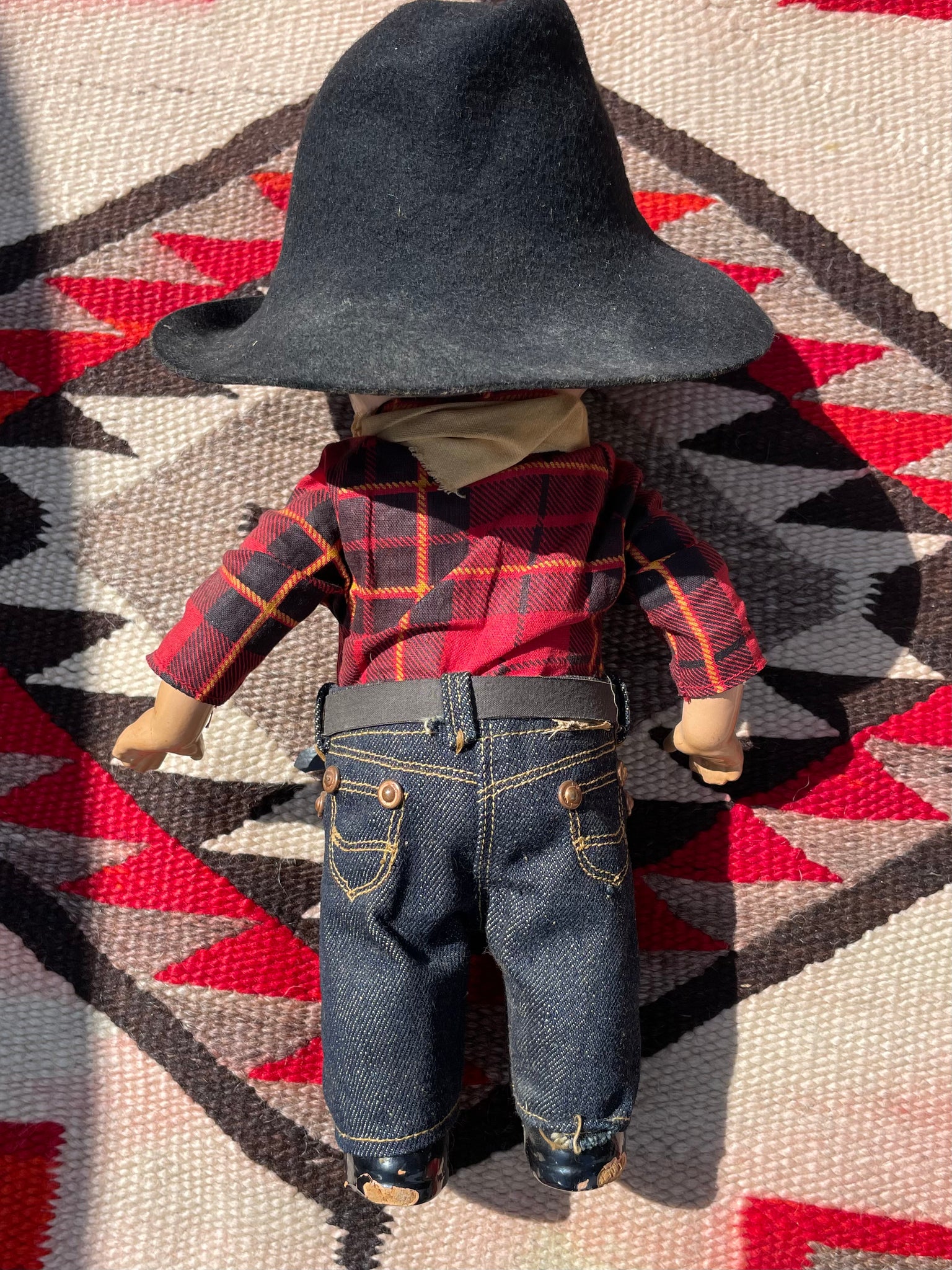 Collectible 1930s Buddy Lee 'Cowboy' Composition Doll