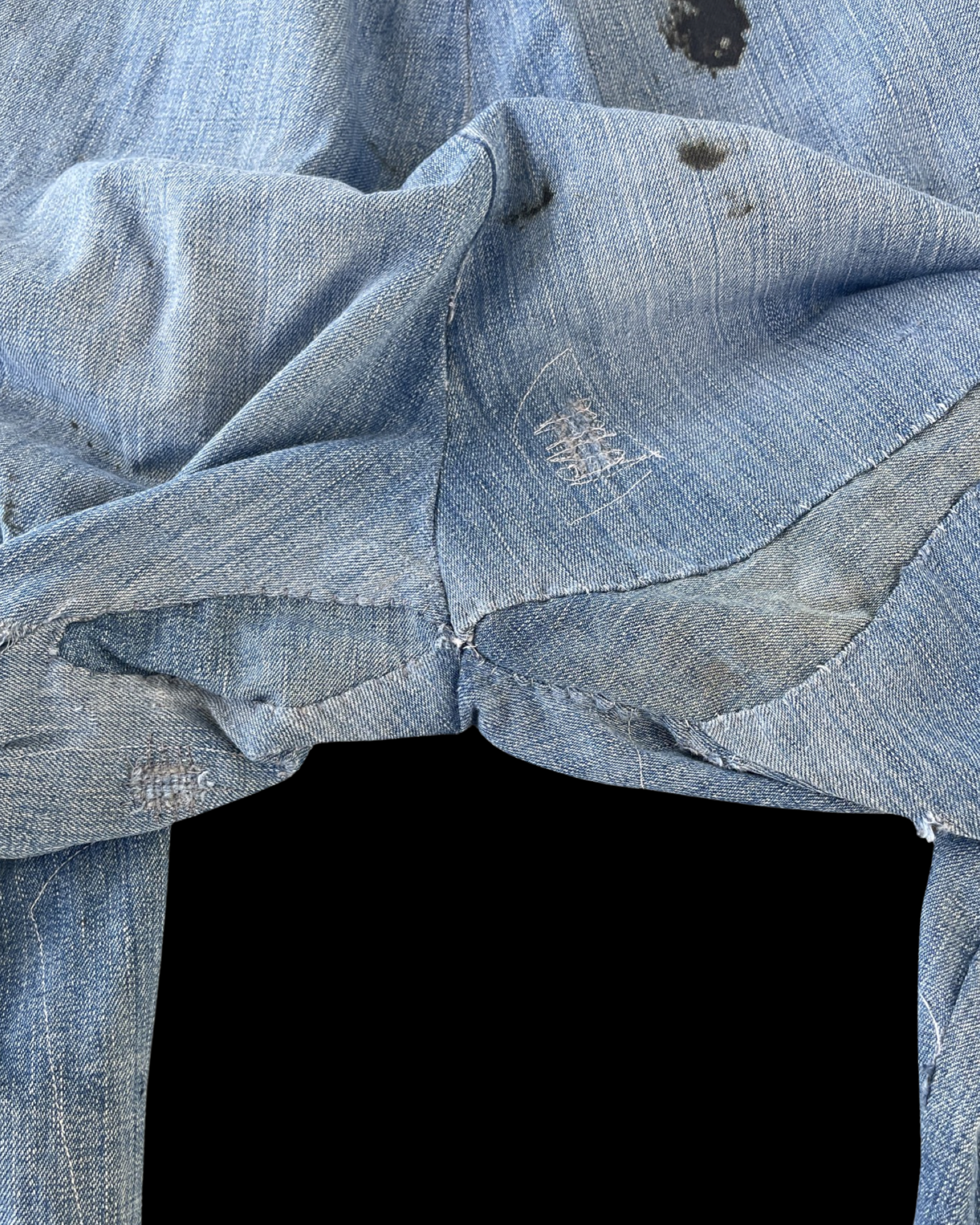 Rare Depression Era Late 1920s/ Early 1930s Side Button Denim