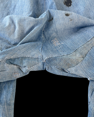 Rare Depression Era Late 1920s/ Early 1930s Side Button Denim