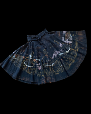 1950s Souvenir ‘3-D Skirts’ Circle Skirt