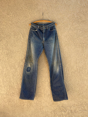 Rare 1940s Crotch Rivet Jerky Tag Lee Riders Jeans