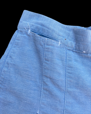1940s Side Button Soft Chambray US Air Force Shorts
