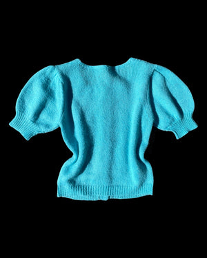 1930s Angora Fuzzy Knit Sweater