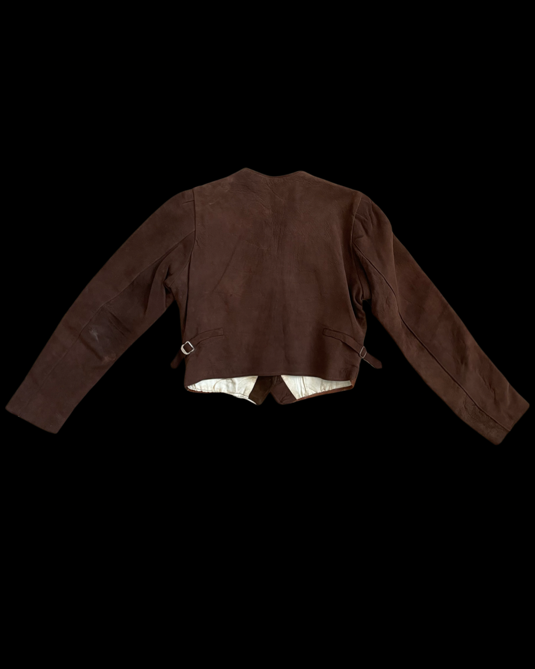 1930s Two Tone Cowhide Cropped Jacket