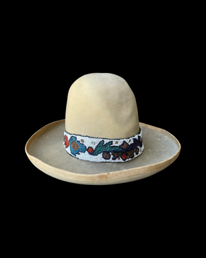 Late 1930s Felt Open Crown Cowboy Hat