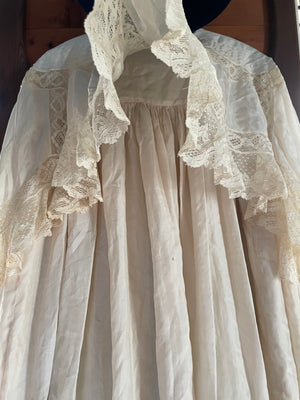 Late 1800s Silk Belle Epoque Peignoir