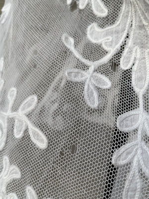 Antique Tambour Lace Handmade Dress
