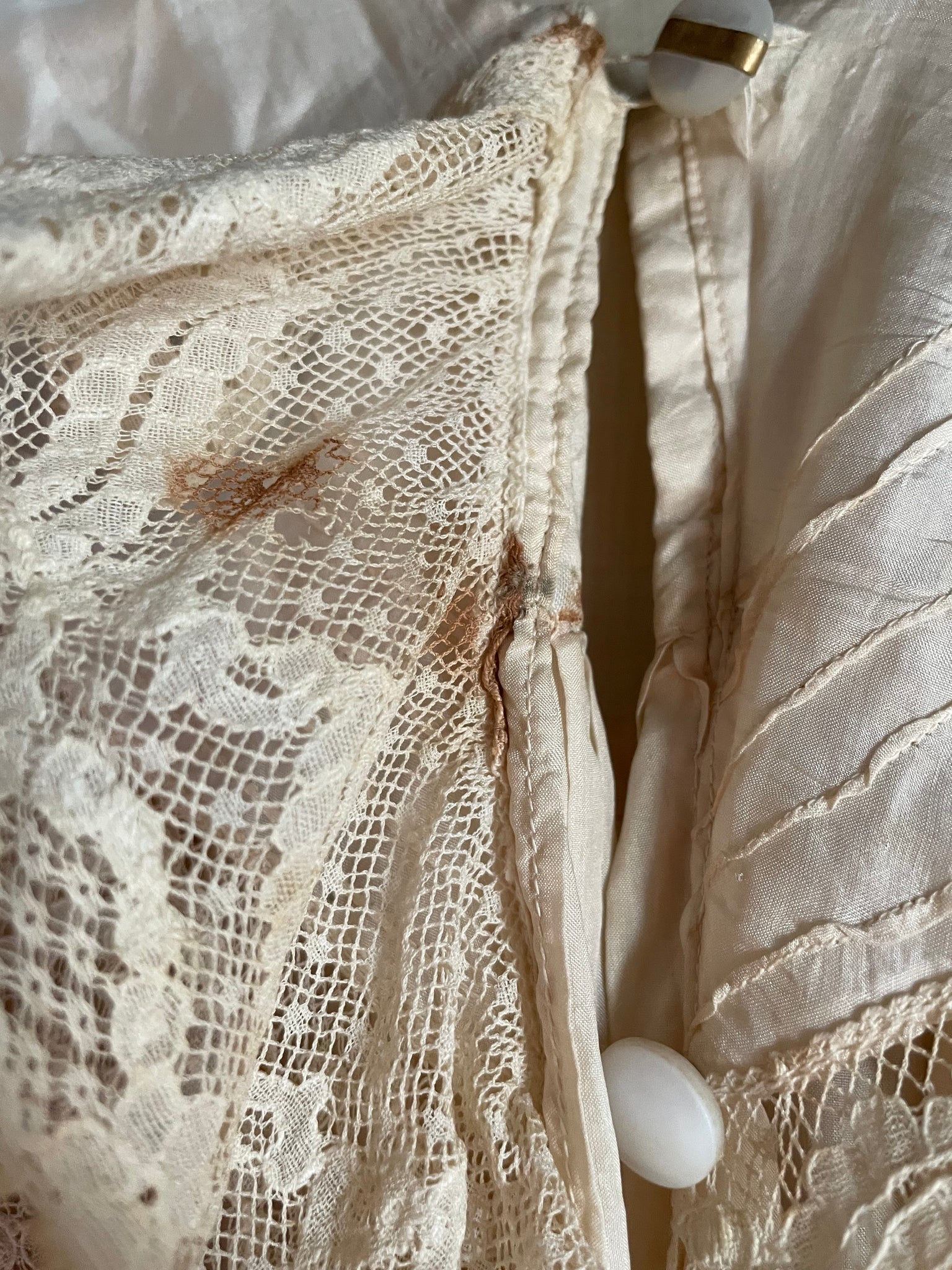 Late 1800s Silk Belle Epoque Peignoir