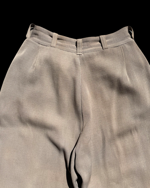 1940s Gabardine Side Button Western Pants