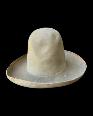 Late 1930s Felt Open Crown Cowboy Hat
