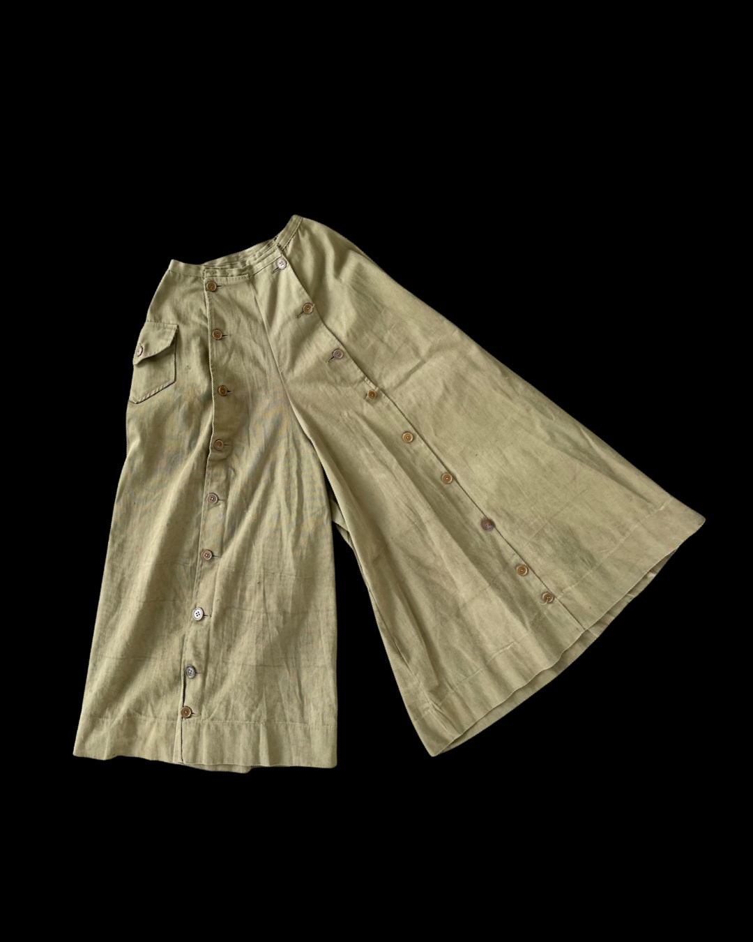 Antique Edwardian Combination Riding Skirt