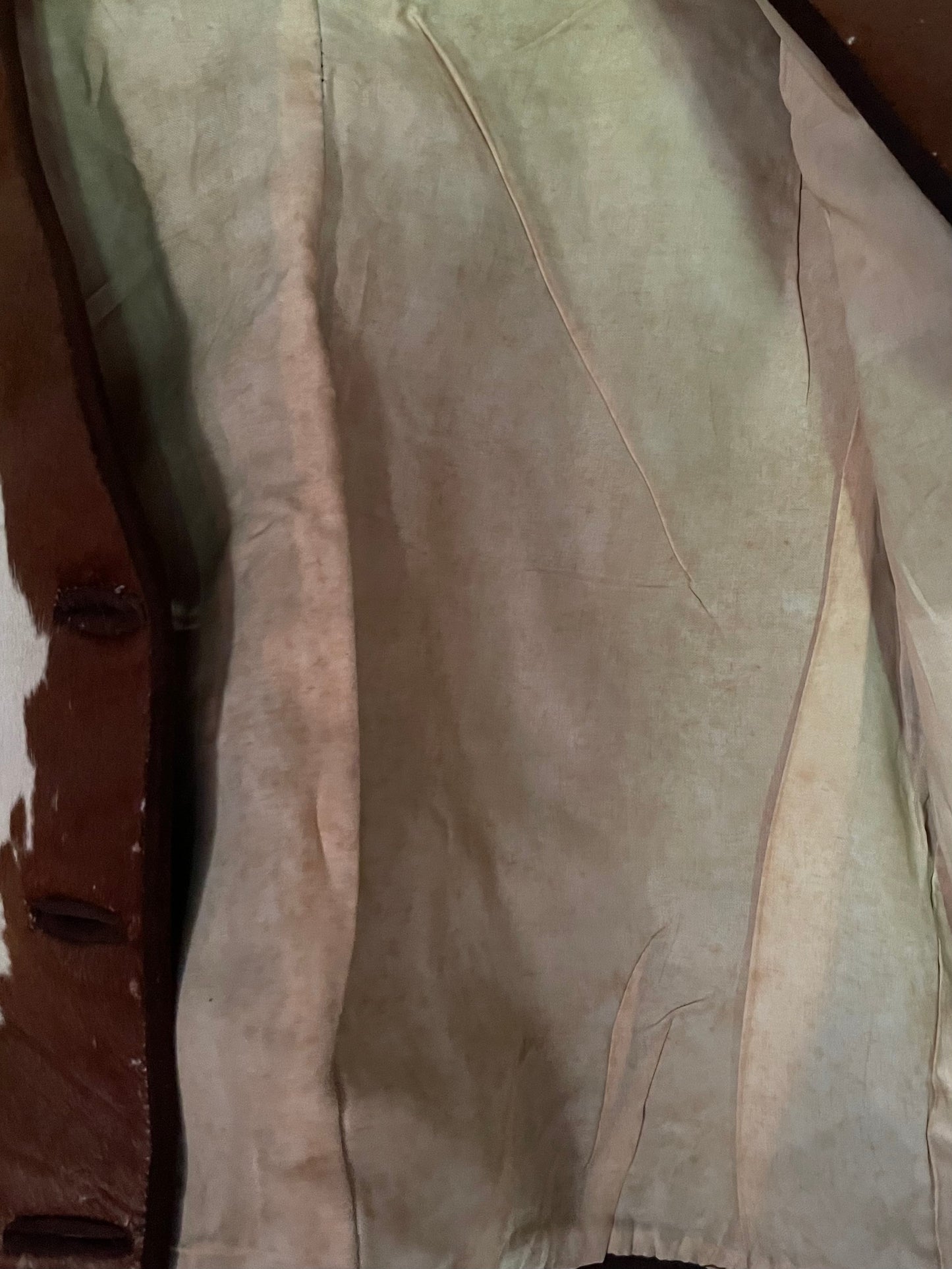 1930s Two Tone Cowhide Cropped Jacket