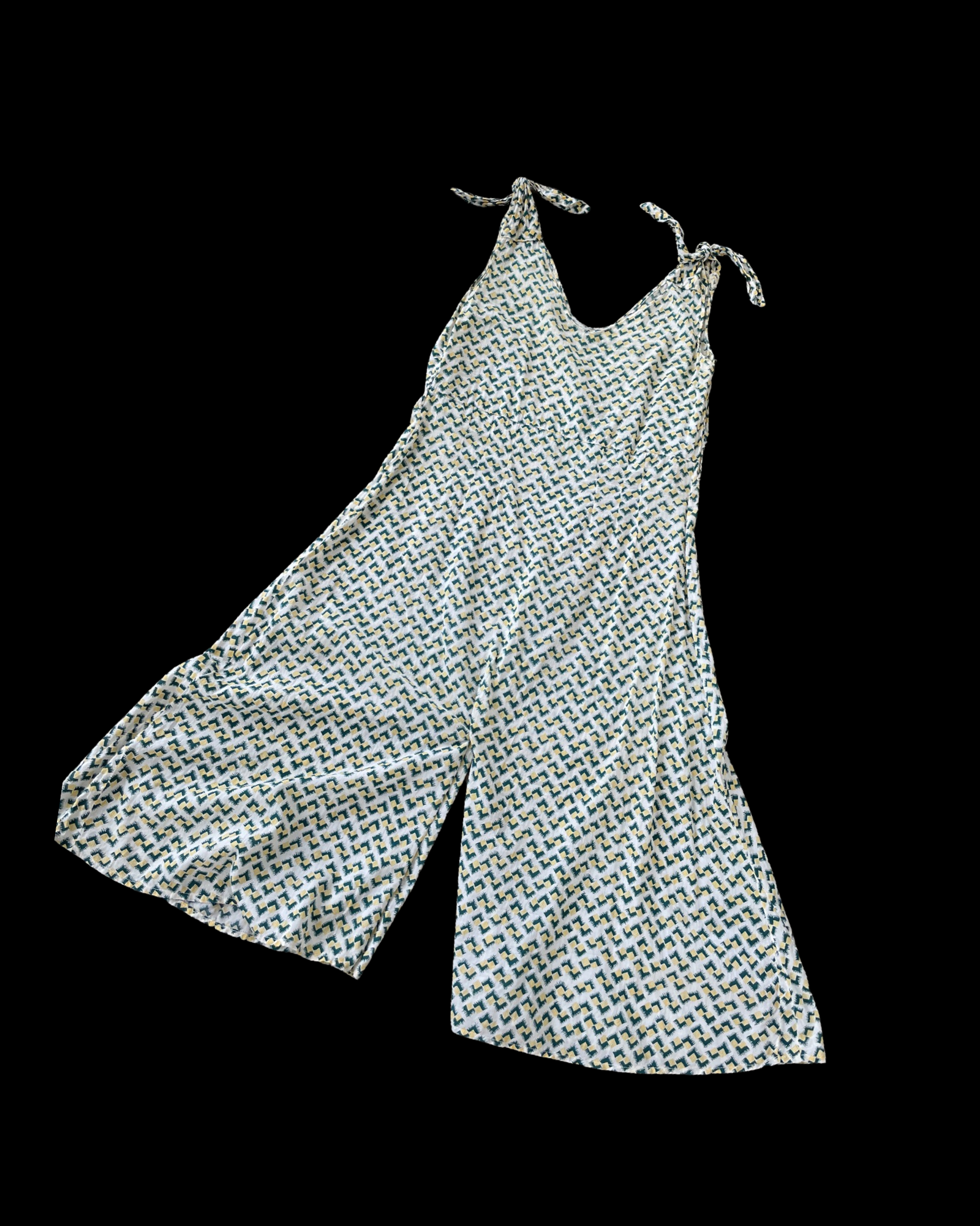 1930s Handmade Cotton Beach Pjs Jumpsuit