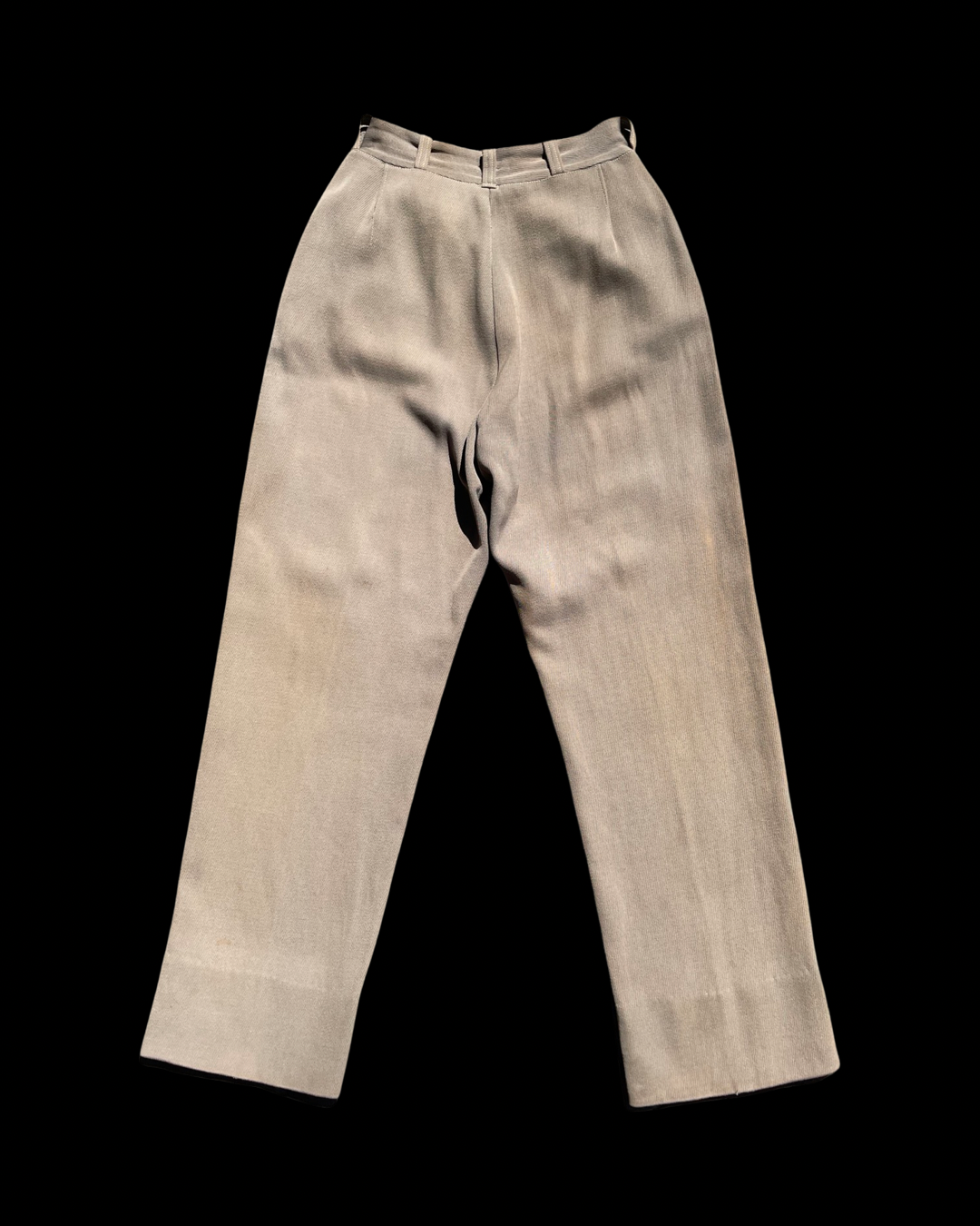 1940s Gabardine Side Button Western Pants